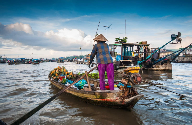 Cai Rang Floating market