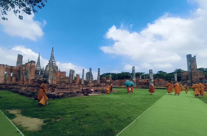 Monks at the temple