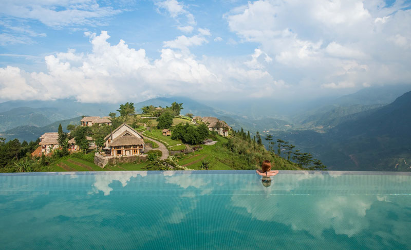 Topas Ecolodge Sa Pa resort boasts one of world’s most unique swimming pools